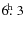 $6\hbox{$.\!\!^{\rm h}$ }3$