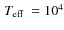 $\hbox{$\,T_{\rm eff}$ }=10^4$