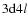 $3{\rm d}4l$