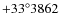 $+33^\circ3862$