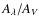 $A_\lambda/A_V$