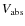 $V_{\rm abs}$