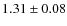 $1.31 \pm 0.08$