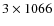 $3\times1066$