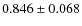 $0.846\pm0.068$