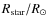 $R_{\rm star}/R_\odot$