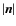 $\vert\vec{n}\vert$