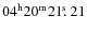 $04^{\rm h}20^{\rm m}21\hbox{$.\!\!^{\rm s}$ }21$