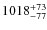 $\rm 1018^{+73}_{-77}$