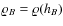 $\varrho_B = \varrho(h_B)$