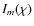 $I_{m}(\chi)$