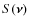 $S(\vec{\nu})$