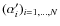 $(\alpha'_i)_{i=1,...,N}$