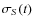 $\sigma_{S}(t)$
