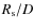 $R_{\rm s}/D$