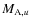 $M_{{\rm A},u}$