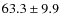 $63.3 \pm 9.9$