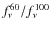 $f_\nu^{60}/f_\nu^{100}$