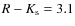 $R - K_{\rm s} = 3.1$