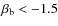 $\beta_{\rm b} < -1.5$