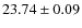 $23.74 \pm 0.09$