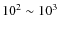 $10^2\sim10^3$