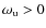 $\omega_{\rm u}>0$