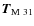 ${\vec{T}}_{{\rm M~31}} $