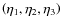 $\left ( {\eta _1 ,\eta _2 ,\eta _3 } \right )$