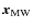 ${\vec{x}}_{{\rm MW}} $
