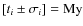 $[t_{{i}} \pm \sigma _{{i}}]={\rm My}$