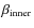 $\beta_{\rm inner}$