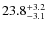 $23.8_{-3.1}^{\rm +3.2}$
