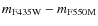 $m_{\rm F435W} - m_{\rm F550M}$