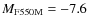 $M_{\rm F550M} =
-7.6$
