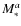 $M_{{\rm *}}^{a}$