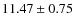 $11.47 \pm 0.75$