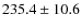 $235.4 \pm 10.6$
