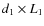 $d_1\times L_1$