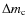 $\Delta m_{\rm c}$