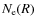 $N_{\rm e}(R)$