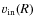 $v_{\rm in}(R)$