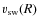$v_{\rm sw}(R)$
