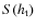 $S(h_{\rm t})$