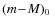 $\mbox{$(m\!-\!M)_{0}$ }$