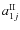 $a^{\rm II}_{1j}$