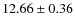 $12.66 \pm 0.36$