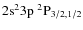 ${\rm 2s^23p~^2P_{3/2, 1/2}}$