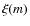 $\xi (m)$