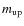 $m_{\rm up}$